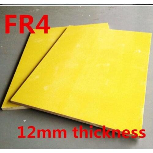 12mm thickness Yellow FR4 Epoxy glass fiber sheet epoxy plate epoxy resin board epikote plank fiberglass plate glass fibre sheet