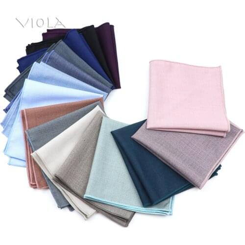 Bamboo Fiber Hot Sandy Grey Dusty Green Pink Blue Anti-wrinkle Solid Handkerchief Men Daily Shirt Pocket Square Gift Accessory