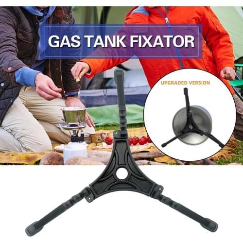 Camping Equipment Outdoor Plastic Bracket Gas Stove Tripod Base Camping Bottle Holder Shelf Holder Prevention Cartridge Til K2Y9
