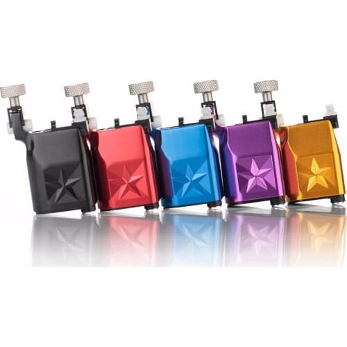 Pentagram Machine Tatouer Rotary Suisse Motor Liner Shader Approvisionnement avec le Meilleur Rotatif Pistolet de Tatouage pour