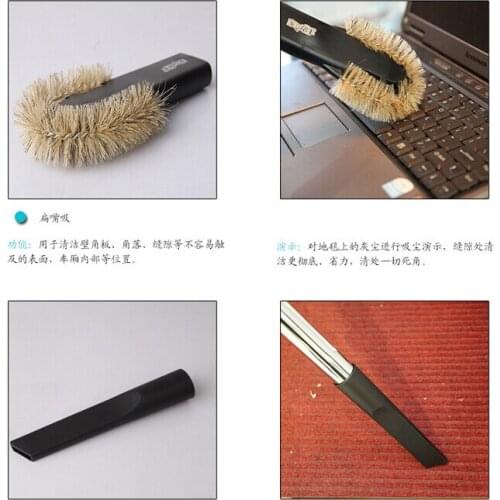 32mm diameter Plastic Spider brush with nozzle vacuum cleaner parts for cleaning corner and screens