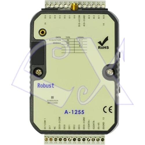 PLC programmable controller RS485 analog input to remote extended IO data acquisition module
