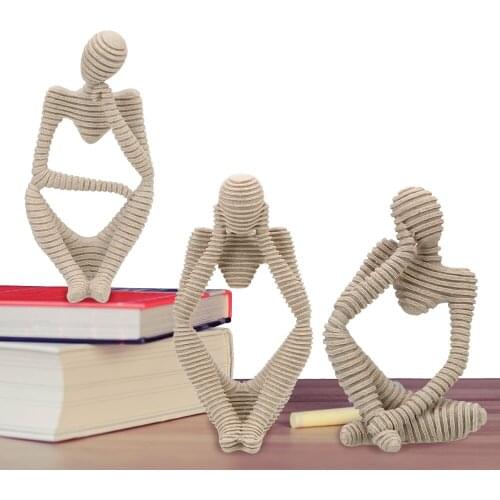 Modern Statues Home Decor Art Gifts Nordic Creative Figurine Living Room Office Decoration Ornaments
