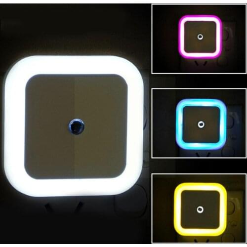 Led Sensor Control Led Night Light Lamp Toilet Light Eu Plug Bedside Bulb Bedroom Control Lamp Backlight Lights Wal P8v8