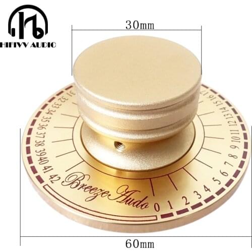 Hifi amplifier speaker Aluminum Volume knob 1pcs Diameter 60mm Height 23mm amplifier Potentiometer knob with yardstick scale