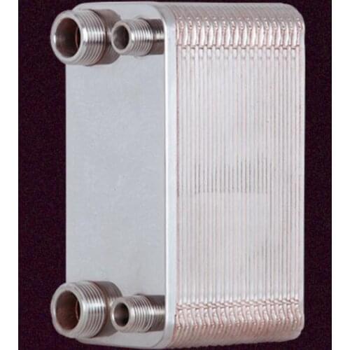 1unit 38 Plates stainless steel heat exchanger Beer Wort Chiller Cooler Home Brewing Beer Brazed plate type water heater SUS304