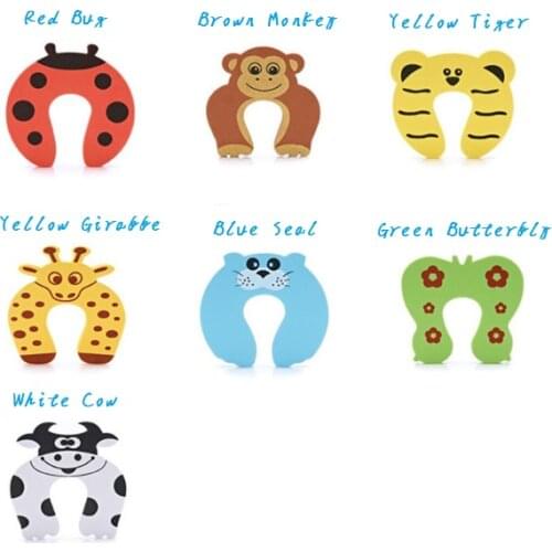 2 pcs Baby Proofing Door Stoppers Protect Baby Finger Toy