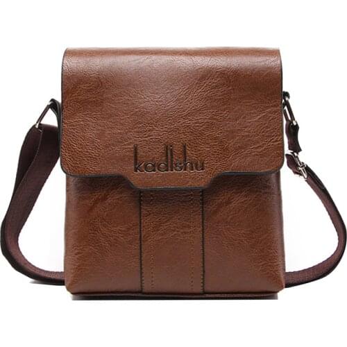 2020 Fashion Casual Business Mens Bag PU Leather Shoulder Bag Mens handbags