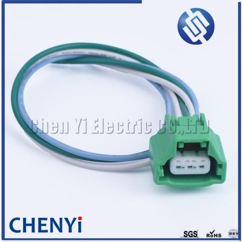 3 Pin camshaft position Sensor Connector (1.0) female Plug With harness cable for 3.5L V6 VQ35DE 7183-7976-60 with 30cm harness