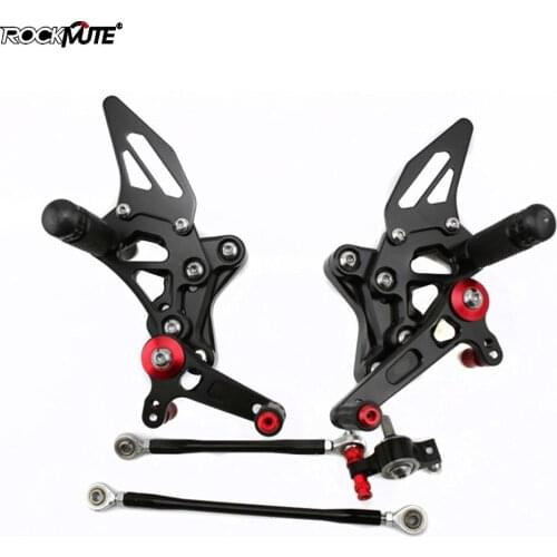 CNC Aluminum Adjustable Rearsets For DUCATI 848 848EVO 1198 Motorcycle Foot Rests Pegs Black Gold Gray