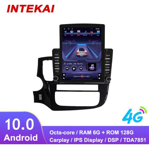 9.7" Vertical Style Tesla Screen Android Car Radio GPS Navigation multimedia player for Mitsubishi Outlander 2012 2019