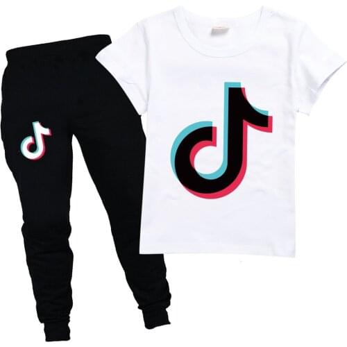 TIK TOK Childrens Sets Game T Shirt Boys Summer Children Clothing Tracksuits for Boys Girls Clothing tshirts