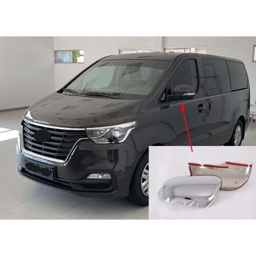 Chrome Rearview Side Mirror Cover Trim for 2018-2020 Hyundai Starex H-1 Car Side New