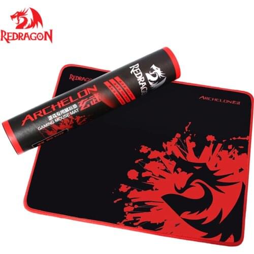 Redragon Gaming Mouse Pad Stitched Edges Waterproof Ultra Thick 5MM Silky Smooth Laptop PC Mousepad dota2 Mat for gamer