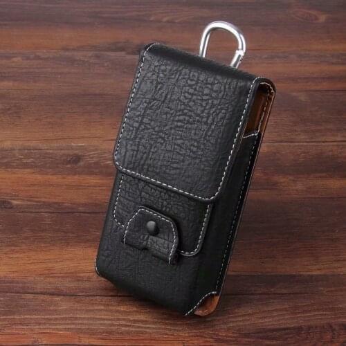 Cell Phone Leather Waist Belt Pocket with Card Slots for Xiaomi Redmi K20 Pro Redmi Note 7S Mi 9T Pro Mi 8 Lite Redmi 7A F1 Mi 9
