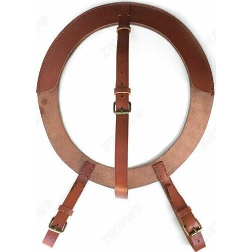 MILITARY WWII BRITISH UK ARMY BRODIE TOMMY STEEL HELMET LEATHER PROTECTIVE COVER