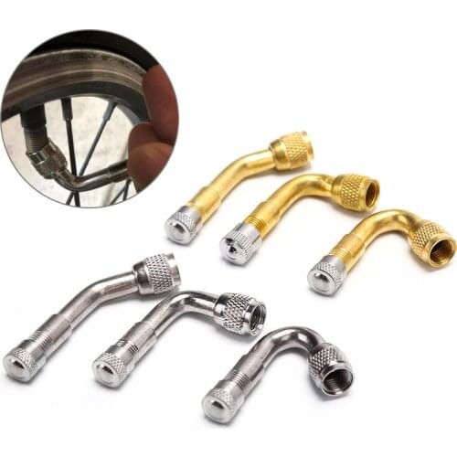 Brass Bike Air Tyre Valve Extender 45/90/135 Degree Angle Bike Motorcycle Valve Adaptor Tyre Inflatable Tube Extension Adapter