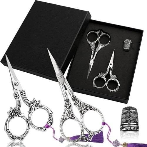 KAOBUY Embroidery Scissors Kits With Needle Case For Embroide Stainless Steel High Quality Suitable For DIY Sewing And Quilting