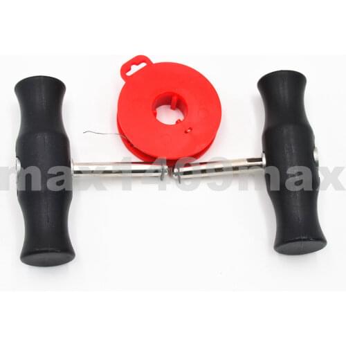 2019 New Auto Truck Windscreen Glass Removing Tool Glass Cutting Wire With 2 Handles High Quality Material Strong Durable