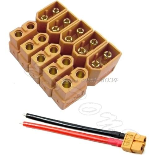 New 5 Pairs XT60 Male Female Bullet Connectors Plugs for RC Lipo Battery S08 Wholesale&DropShip