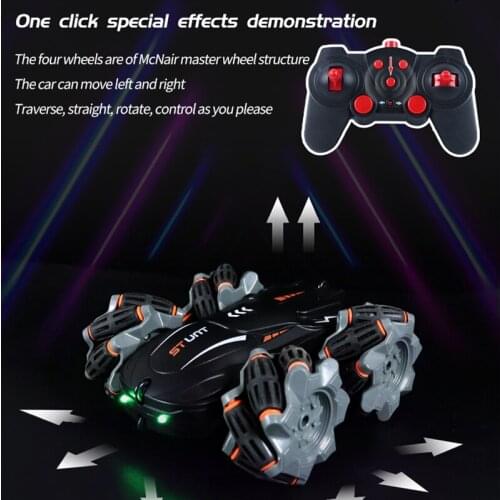 New 1:16 Remote Control Stunt Car 4WD 2.4G Drift 360 Rotation High-Speed Climbing Off-Road Racing Childrens Toy Gift