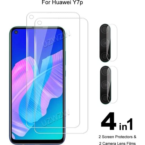 For Huawei Y7P Camera Lens Film Protective Glass Screen Protector Guard Tempered Glass