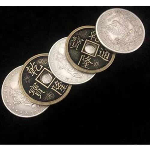 Made In China By Jimmy Fan (No Cup) Magic Tricks Magic Props Coin Magic