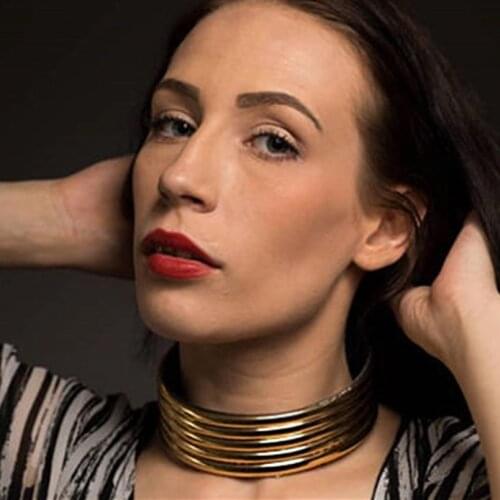 UKMOC Women's Leather Chokers