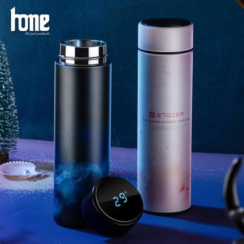 Smart Water Bottle Stainless Steel Thermal Mugs Temperature Display Thermo for Tea Drink Tumbler Vacuum Flasks Coffee Tumbler