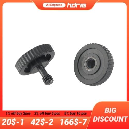 HDRiG 1/4 Inch Male To 1/4 Inch Female Screw Adapter For Tripod devices with 1/4" Female 1/4" male screw thread