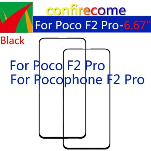 10Pcs\Lot Replacement LCD Front Touch Screen Glass Outer Lens For Xiaomi Poco F2 Pro / Pocophone F2 Pro