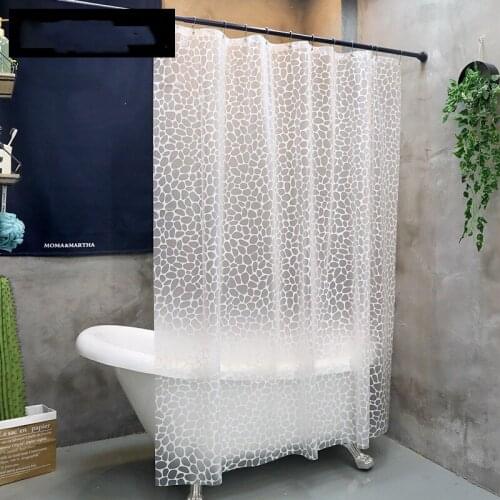 Shower Curtain Bathroom Curtain Partition 1.8m / 2m / 2.2m / 2.4m x 1.8m / 2m / 2.2m / 2.4m Cobblestone Leopard Print Matt