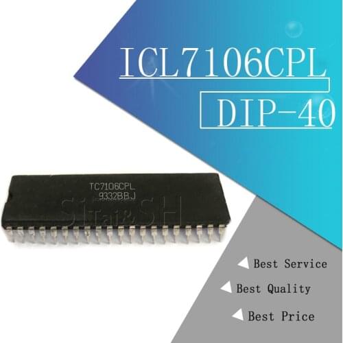 1pcs/lot ICL7106CPL ICL7106 DIP40