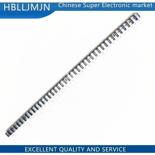 10PCS 1x40 Pin 2.54 Round Female Pin Header Connector