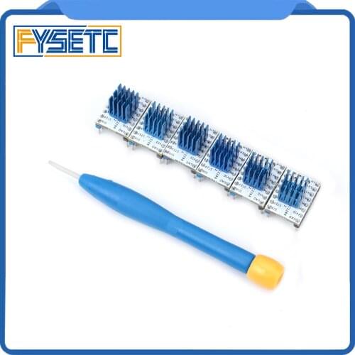 10pcs TMC2208 v1.2 Stepping Motor Mute Driver Stepstick Power Tube Built-in Driver Current 1.4A Peak Current 2A Replace TMC2100