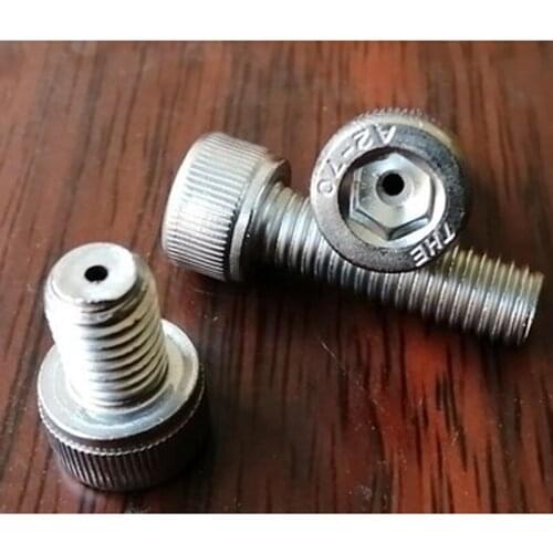 2PCS Hex socket Screw Through hole Cylindrical head Bolts M3 Stainless steel