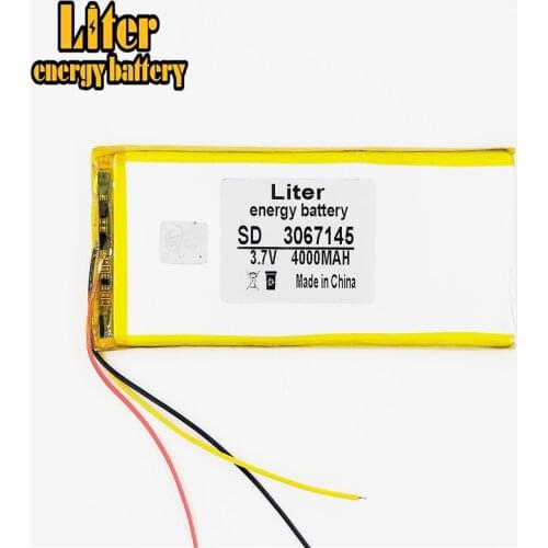 3 line Polymer lithium batteries 3.7V 4000mAh 3067145 For 8 inch 9 inch 10inch 12-inch Tablet PC