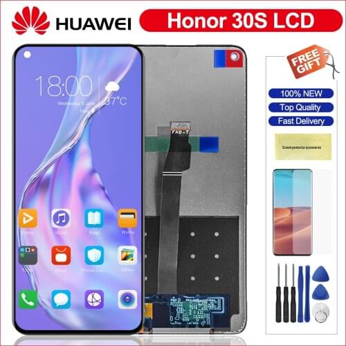 6.5" Original LCD For HUAWEI Honor 30S LCD Display Screen With Frame For HUAWEI Nova 7SE Display CDY-AN00 CDY-AN90 Replacement