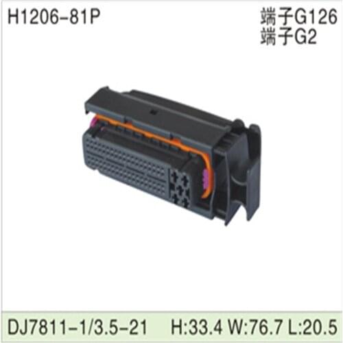 Free shipping 50pcs DJ7811-1/3.5-21 81Pin AMP Car Electrical Wire Connectors 1-368255 for VW,BMW,Audi,Toyota,NISSAN AND other