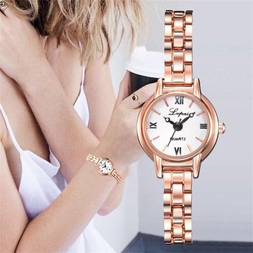 Womens brand watches Fashion Popular Ladies Casual Quartz Watch Stainless Steel Strap Watch наручные часы женчские 04