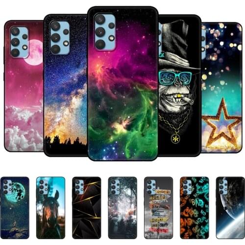 For Samsung Galaxy A32 A52 A72 Case Phone back Cover For Samsung A32 A52 A72 4G 5G 2021 funda coque etui bumper black tpu case