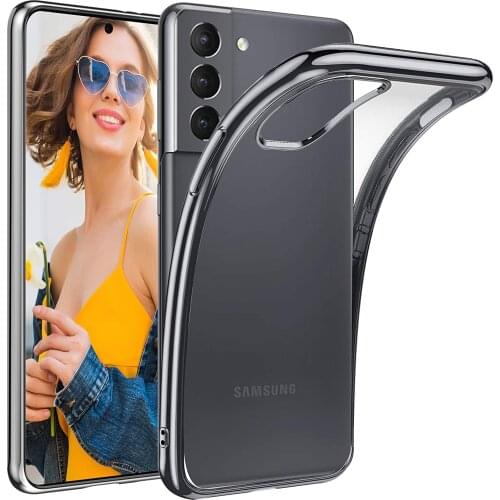 For Samsung Galaxy S20 FE S21 Ultra Plus S10 Lite 5G S10e Ultra Thin Transparent Soft Gel TPU Silicone Phone Case Back Cover Bag