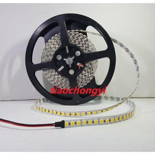Hot selling-5M 5050 Cool white /warm white DC12V 600LED 120led/m LED Strip light flexible non-waterproof IP20 New