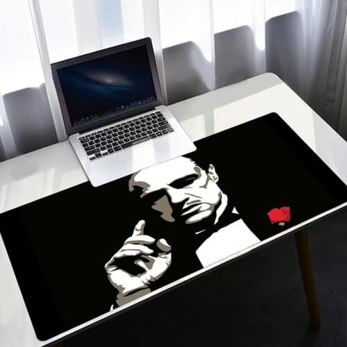 Gamer Desk Mat The Godfather Gaming Mouse Pads Xxl Mouse Pad Anime Varmilo Gamers Accessories PC Gamer Cabinet Mausepad
