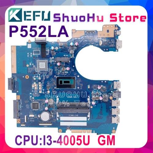 KEFU For ASUS X551CA X551CAP F551C R512CA X551C 1007U CPU Laptop Motherboard Tested 100% work original Mainboard