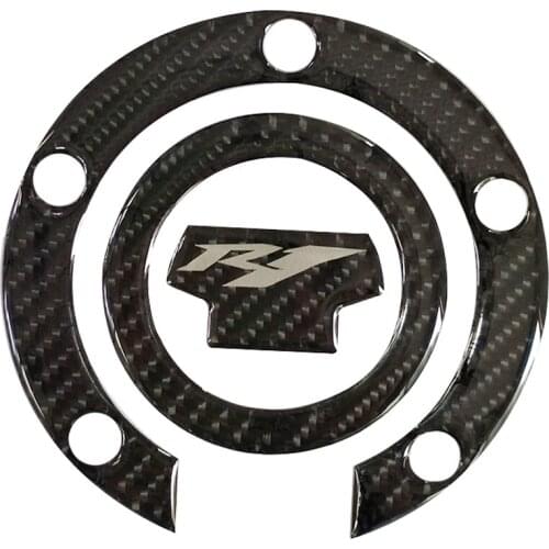 Motorcycle 3D fuel tank pad protection sticker decal carbon fiber filling cover sticker for Yamaha R1 YZF-R1