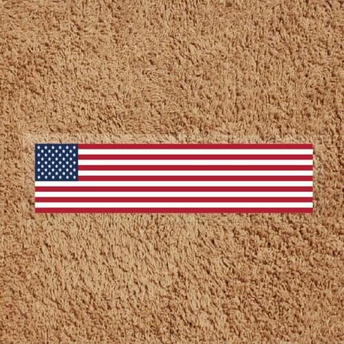 United States Sticker Extended Edition Waterproof Reflective Car Sticker 20cmx5cm