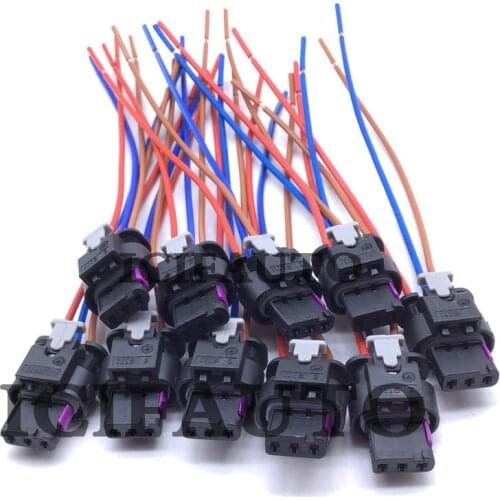 PARKING SENSOR Cable Lead Plug Pigtail Socket Connector 4F0973703 For VW Golf Jetta Tiguan Audi Volvo Opel Vauxhall Vivaro