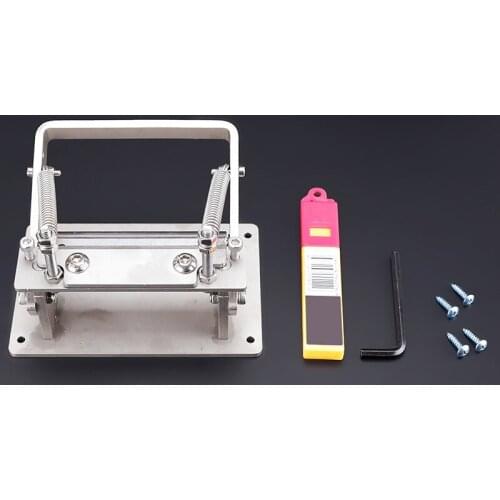 New Stainless Steel Craft Leather Splitter Machine DIY Multifunctional Manual Cutting Peeler Rolling Bearing Ferramentas Manuais