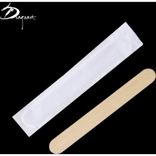 Dragoart Tattoo Equipment Disposable Tattoo Accessories for Dip Sterilize Wooden Tongue Depressor Tongue Spatula